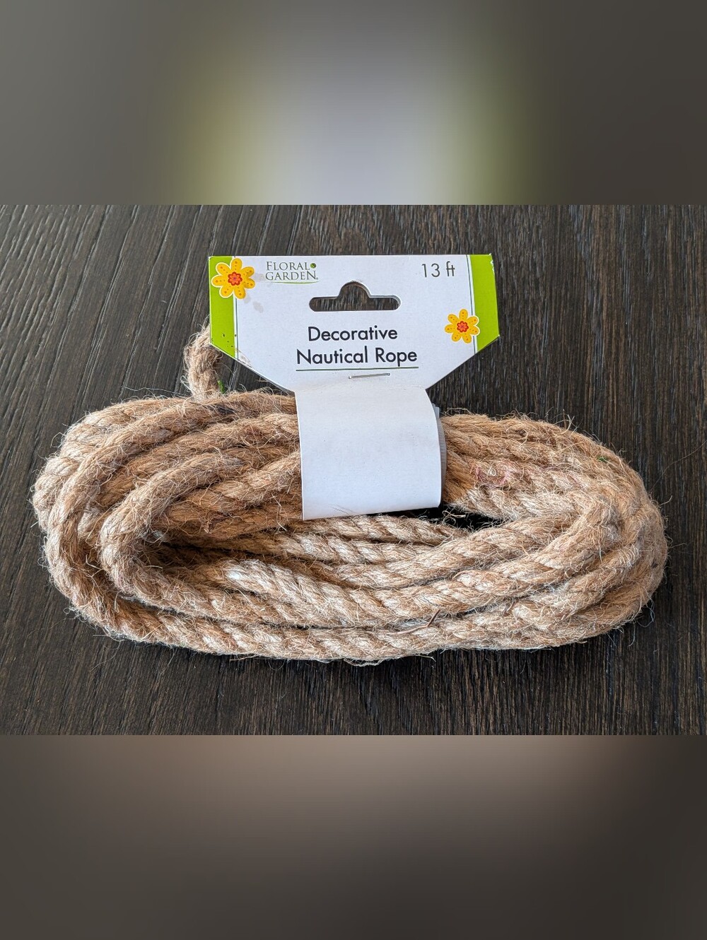 Decorative Brown Rope Cord 13 Feet Nautical Crafting
